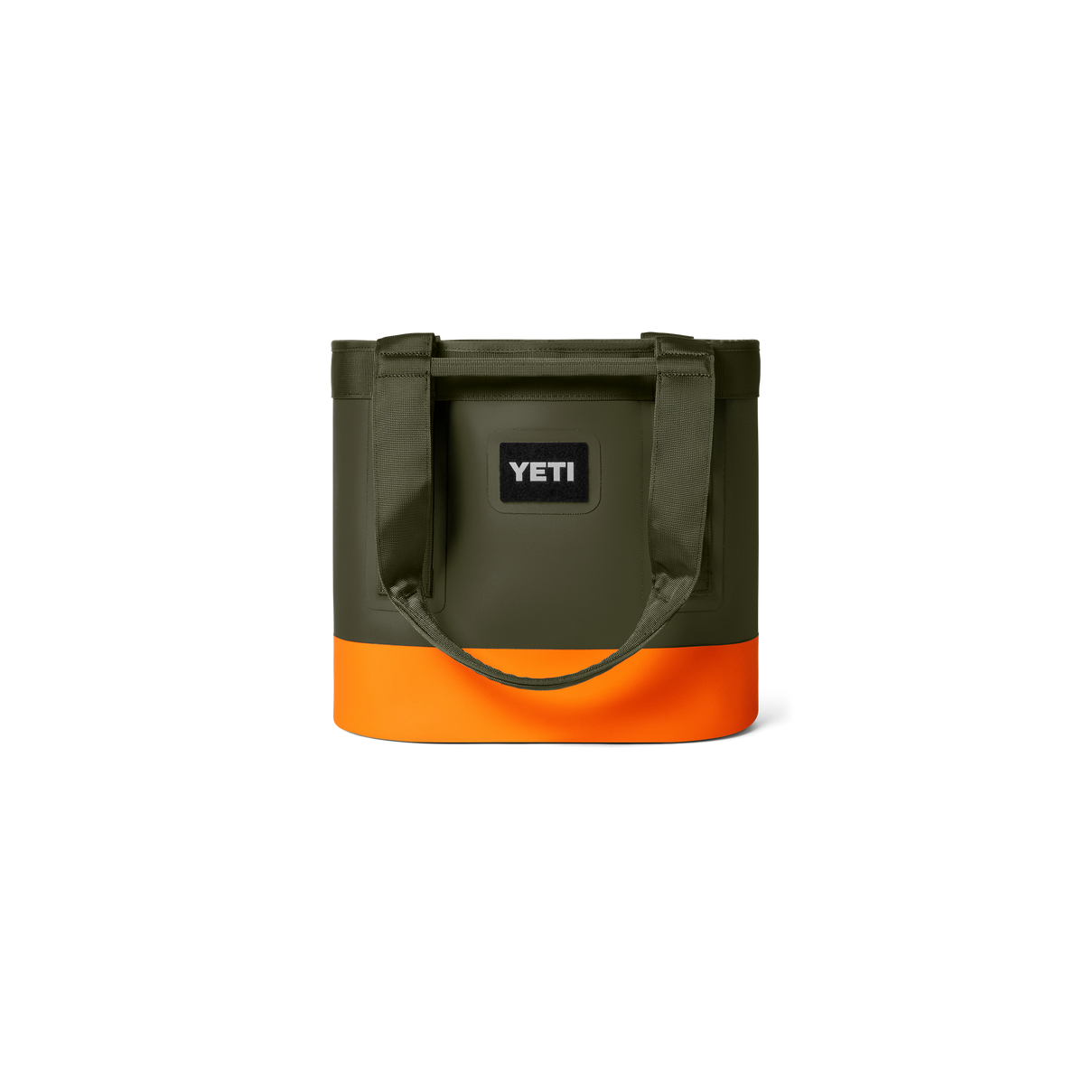 YETI Camino 20 CarryAll Tote Bag | Olive + King Crab Orange