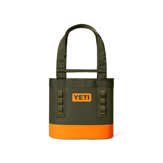 YETI Camino 20 CarryAll Tote Bag | Olive + King Crab Orange