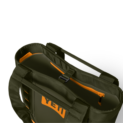 YETI Camino 20 CarryAll Tote Bag | Olive + King Crab Orange
