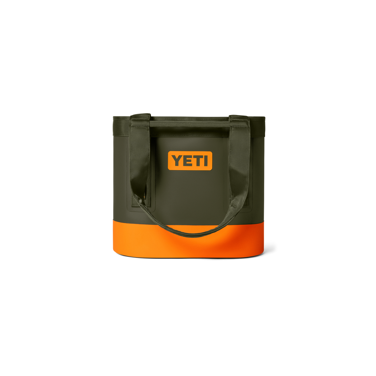 YETI Camino 20 CarryAll Tote Bag | Olive + King Crab Orange