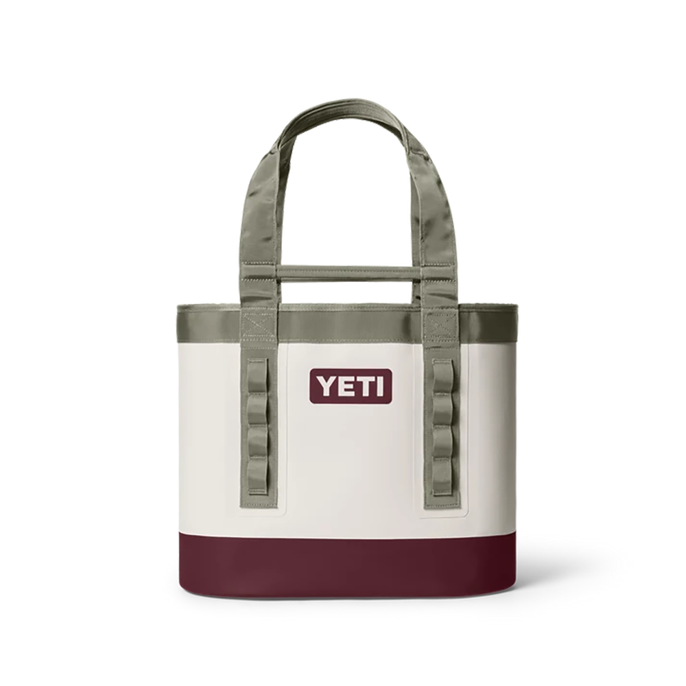 YETI Camino 35 2.0 CarryAll Tote Bag | Aspen Pink + Pampa Green + Wild Vine Red