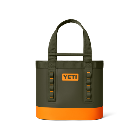 YETI Camino 35 2.0 CarryAll Tote Bag | Olive + King Crab Orange