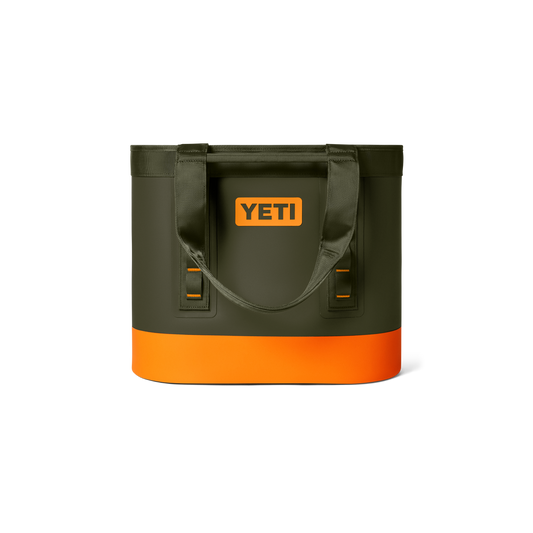 YETI Camino 35 2.0 CarryAll Tote Bag | Olive + King Crab Orange
