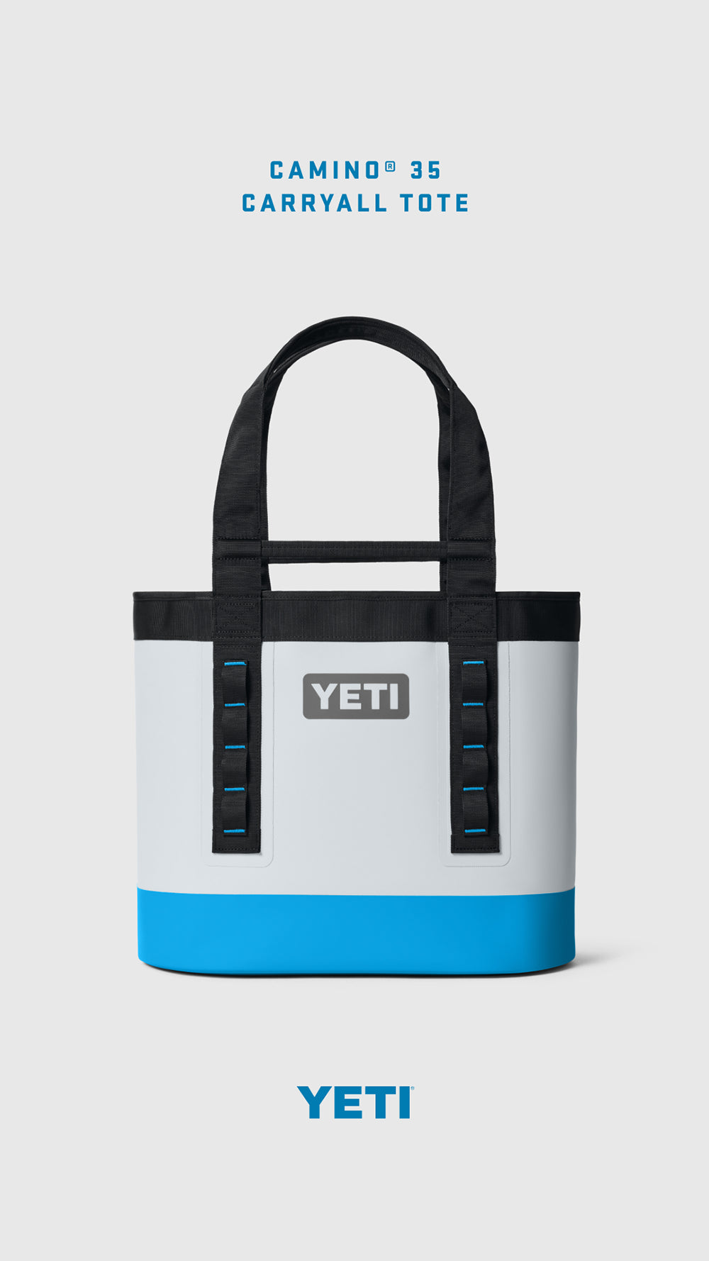 YETI Camino 35 2.0 CarryAll Tote Bag | Fog Grey/Blue