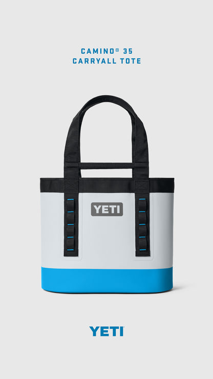 YETI Camino 35 2.0 CarryAll Tote Bag | Fog Grey/Blue