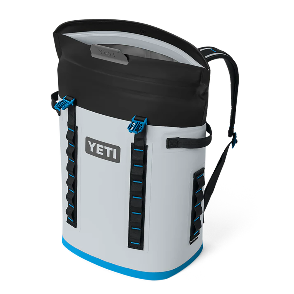 YETI Hopper M20 Backpack Soft Cooler | Fog Grey/Blue