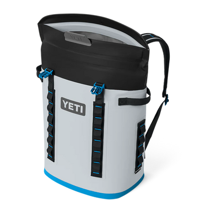 YETI Hopper M20 Backpack Soft Cooler | Fog Grey/Blue