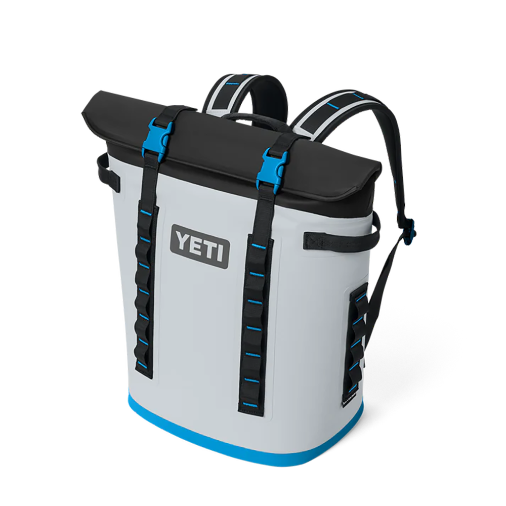 YETI Hopper M20 Backpack Soft Cooler | Fog Grey/Blue