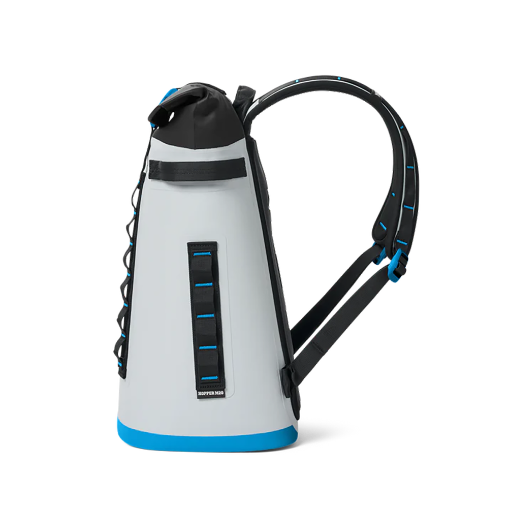 YETI Hopper M20 Backpack Soft Cooler | Fog Grey/Blue