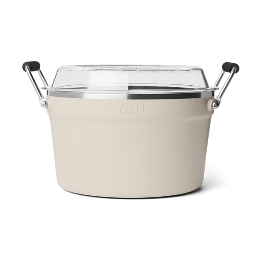 YETI Rambler Beverage Tub with Raised Lid 15.1L | Cape Taupe