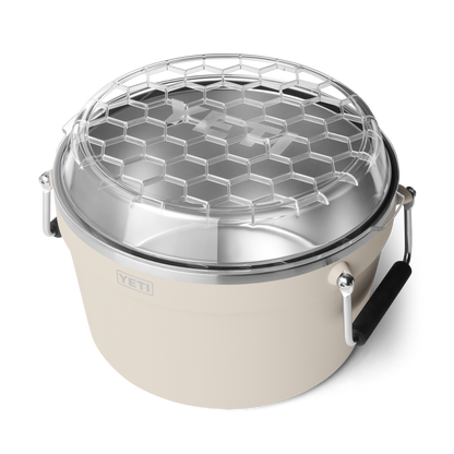 YETI Rambler Beverage Tub with Raised Lid 15.1L | Cape Taupe