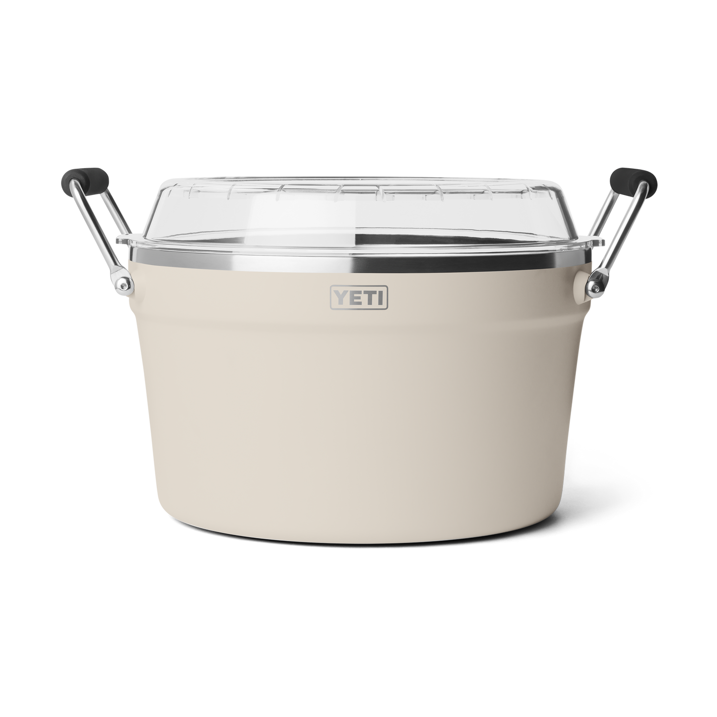 YETI Rambler Beverage Tub with Raised Lid 15.1L | Cape Taupe