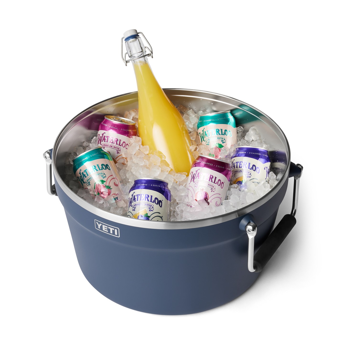 YETI Rambler Beverage Tub with Raised Lid 15.1L | Navy