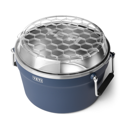YETI Rambler Beverage Tub with Raised Lid 15.1L | Navy