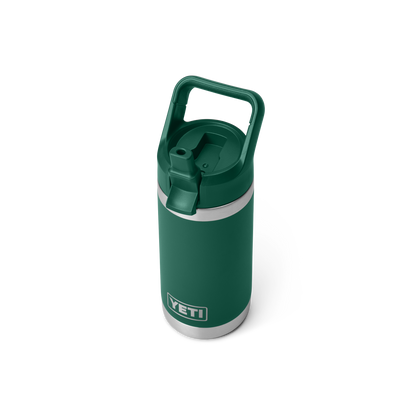 YETI Rambler Junior Kids Water Bottle with Color-Matched Straw 12 oz (355ml) | Black Forest Green