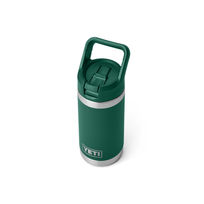 YETI Rambler Junior Kids Water Bottle with Color-Matched Straw 12 oz (355ml) | Black Forest Green