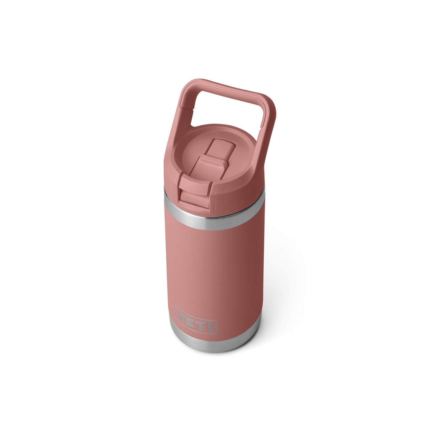 YETI Rambler Junior Kids Water Bottle with Color-Matched Straw Cap 12oz (354 ml) | Sandstone Pink