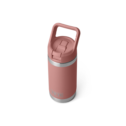 YETI Rambler Junior Kids Water Bottle with Color-Matched Straw Cap 12 oz (355 ml) | Sandstone Pink