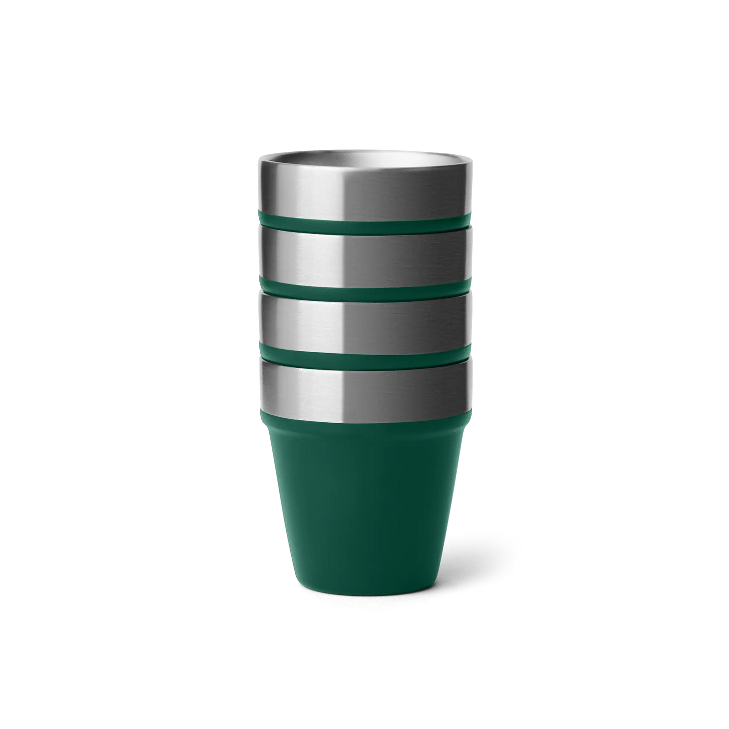 YETI Rambler Shot Glasses 1.7 oz (50ml) incl. Carrying Case | Black Forest Green
