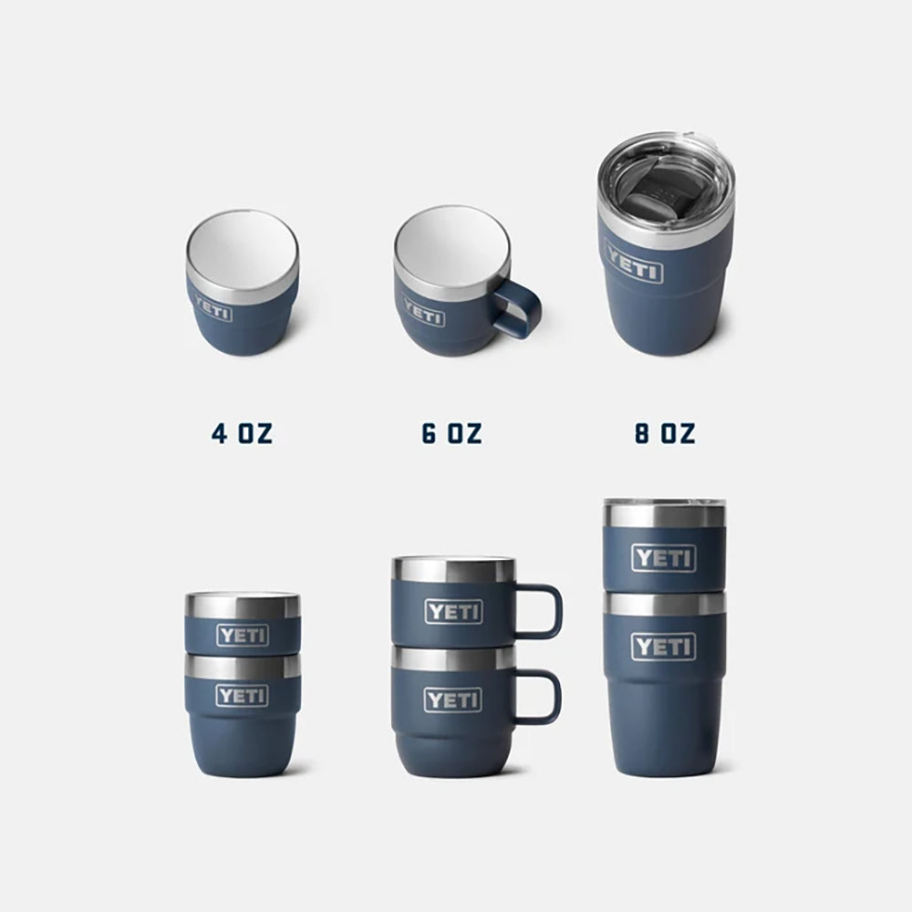 YETI Rambler Stackable Cup CL with Magslider Lid 8 oz (237ml) | Riverhead Green