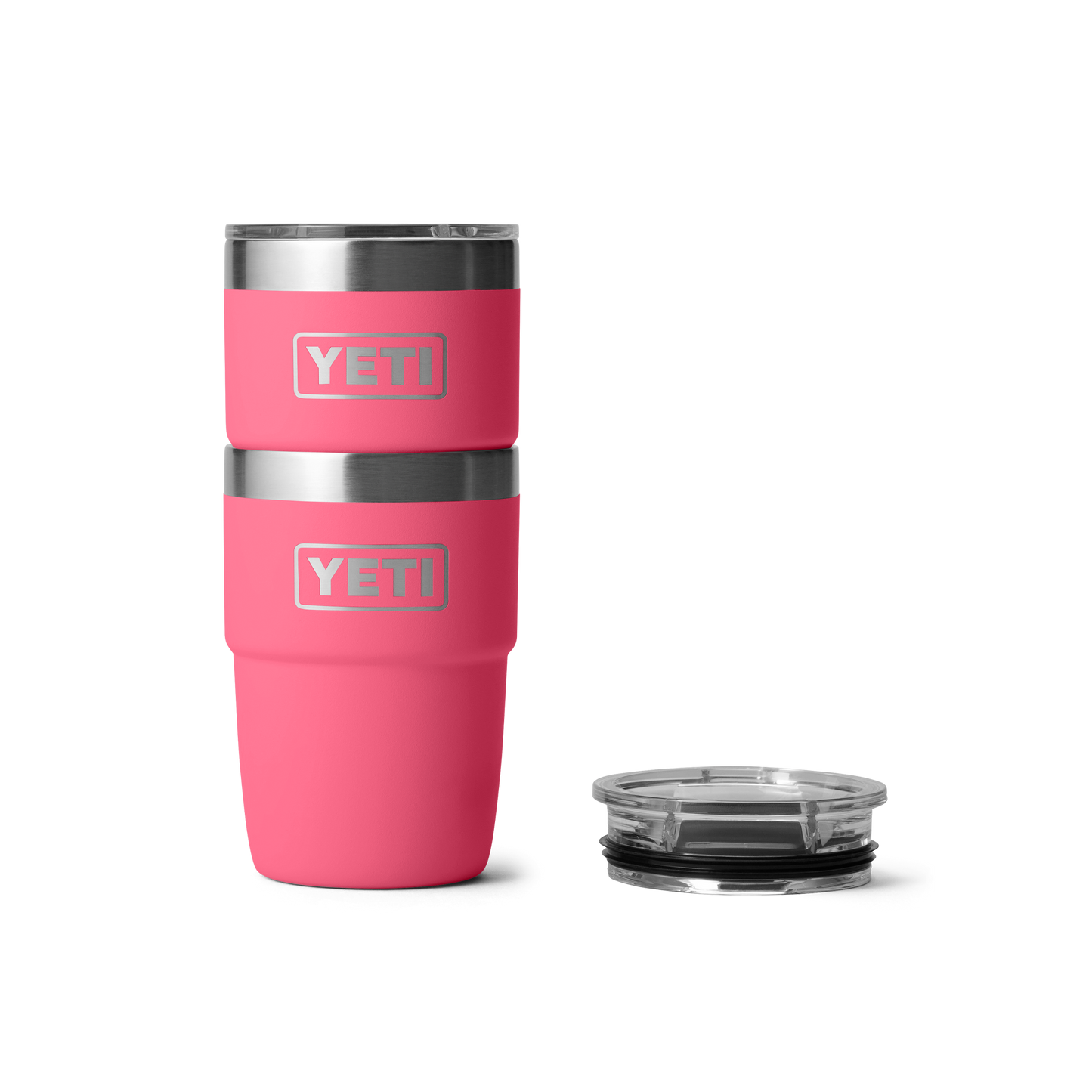 YETI Rambler Stackable Cup CL with Magslider Lid 8 oz (237ml) | Tropical Pink
