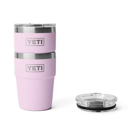 YETI Rambler Stackable Cup with Magslider Lid 16 oz (473ml) | Cherry Blossom