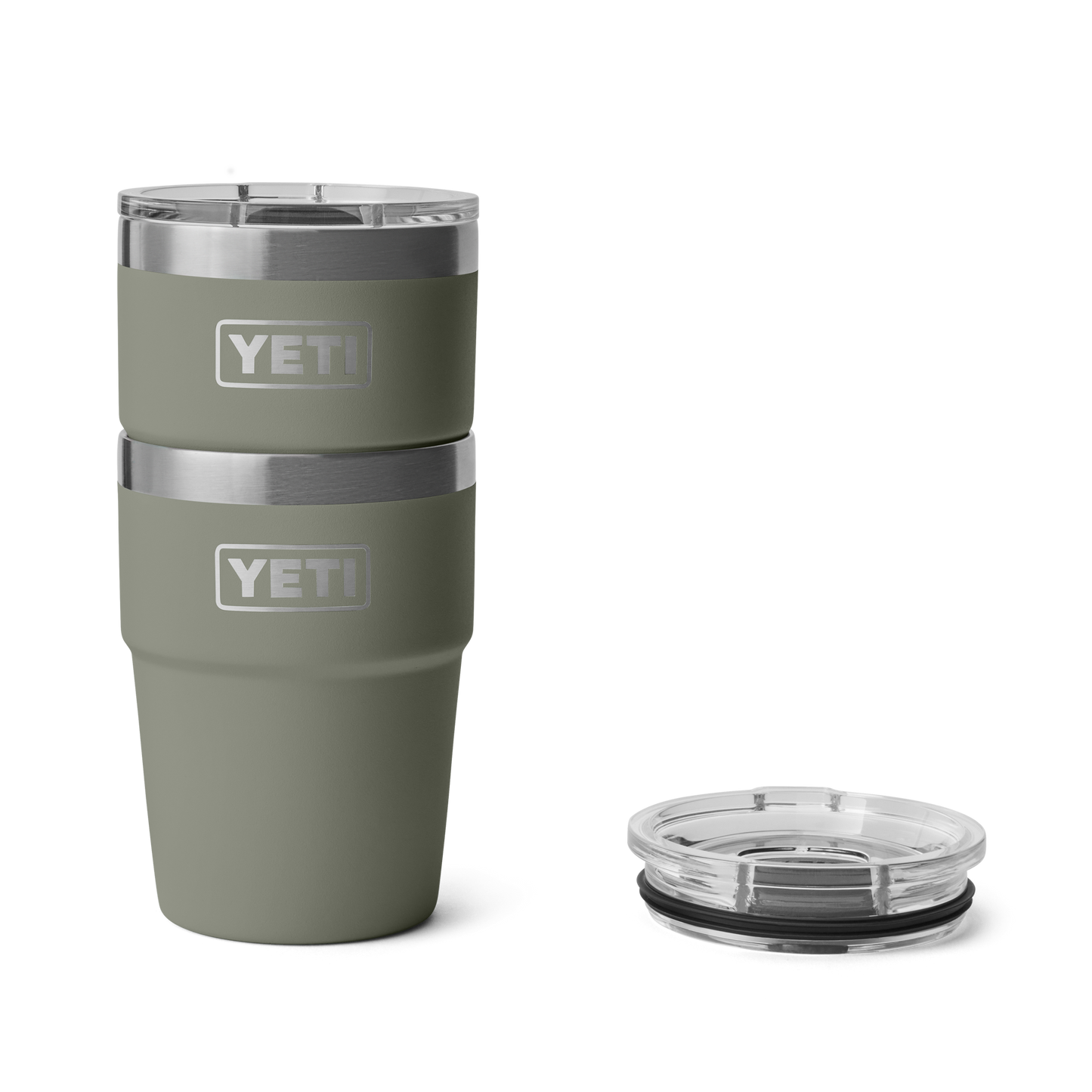 YETI Rambler Stackable Cup with Magslider Lid 16 oz (473ml) | Pampa Green