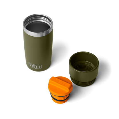 YETI Rambler Travel Bottle with Commuter Cap 12 oz (355ml) | Olive + King Crab Orange