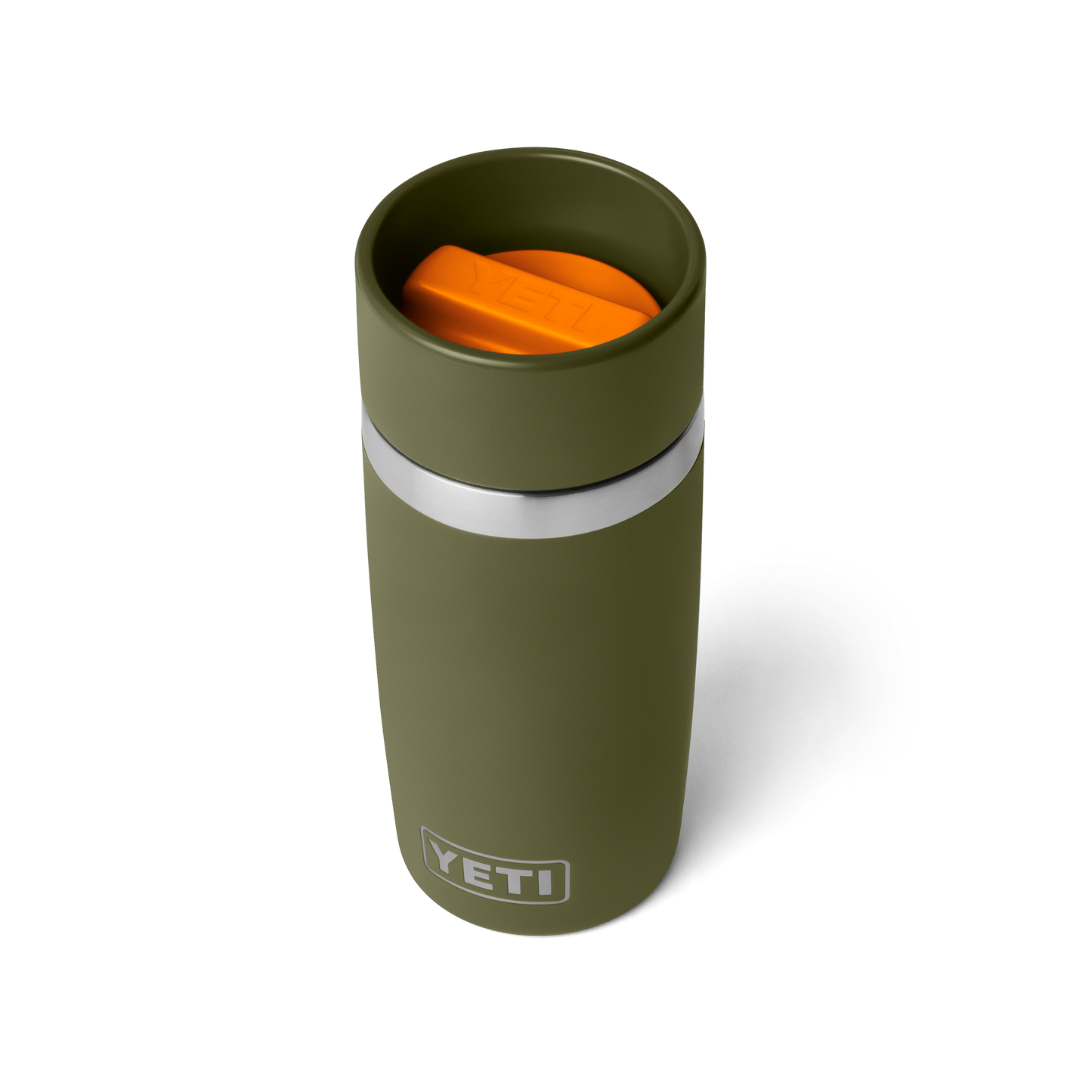 YETI Rambler Travel Bottle with Commuter Cap 12 oz (355ml) | Olive + King Crab Orange
