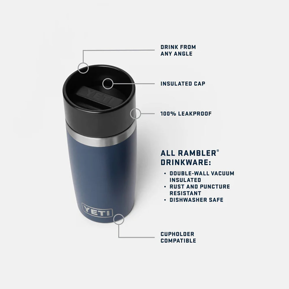 YETI Rambler Travel Bottle with Commuter Cap 12 oz (355ml) | Riverhead Green