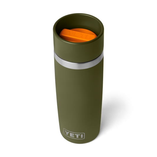 YETI Rambler Travel Bottle with Commuter Cap 16 oz (473ml) | Olive + King Crab Orange