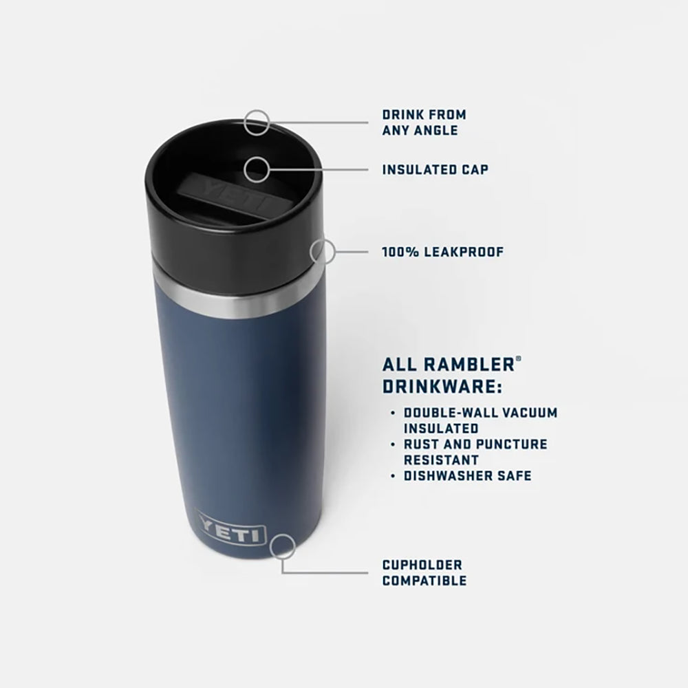 YETI Rambler Travel Bottle with Commuter Cap 16 oz (473ml) | Riverhead Green