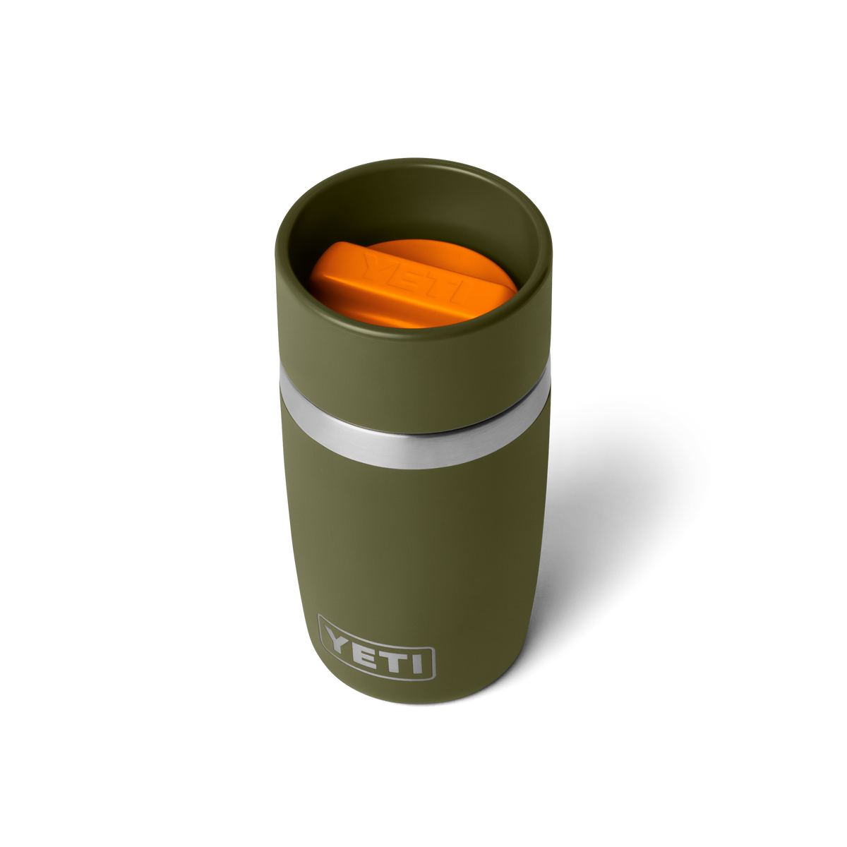 YETI Rambler Travel Bottle with Commuter Cap 8 oz (236ml) | Olive + King Crab Orange
