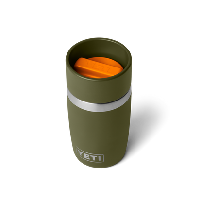YETI Rambler Travel Bottle with Commuter Cap 8 oz (236ml) | Olive + King Crab Orange