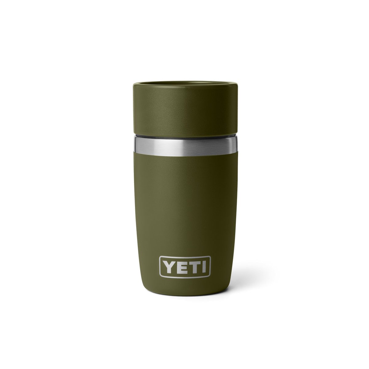YETI Rambler Travel Bottle with Commuter Cap 8 oz (236ml) | Olive + King Crab Orange