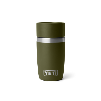 YETI Rambler Travel Bottle with Commuter Cap 8 oz (236ml) | Olive + King Crab Orange