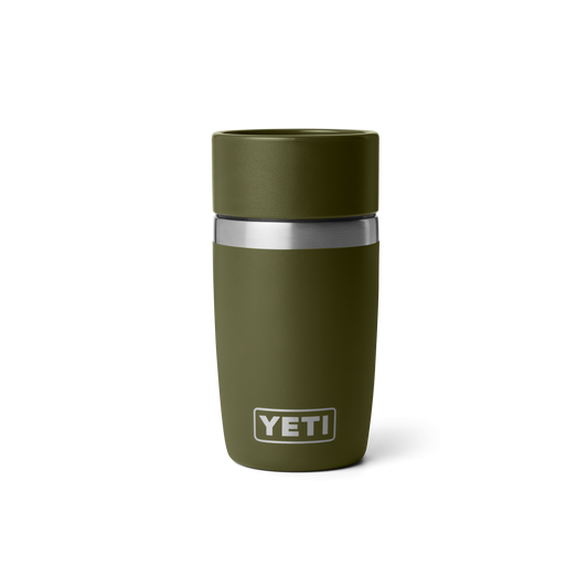 YETI | Rambler Travel Bottle with Commuter Cap 8 oz (236ml) | Olive + King Crab Orange
