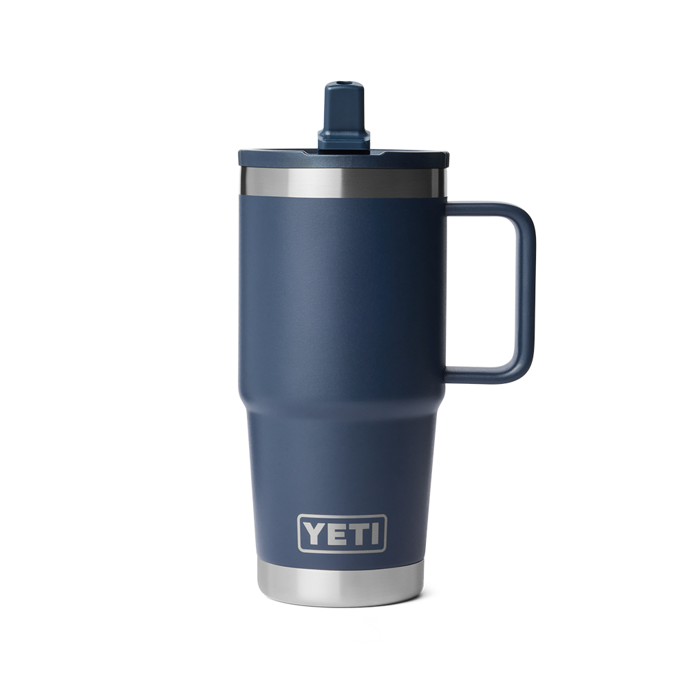 YETI Rambler Travel Straw Mug with color-matched straw lid 20 oz (591ml) | Navy