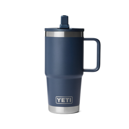 YETI Rambler Travel Straw Mug with color-matched straw lid 20 oz (591ml) | Navy