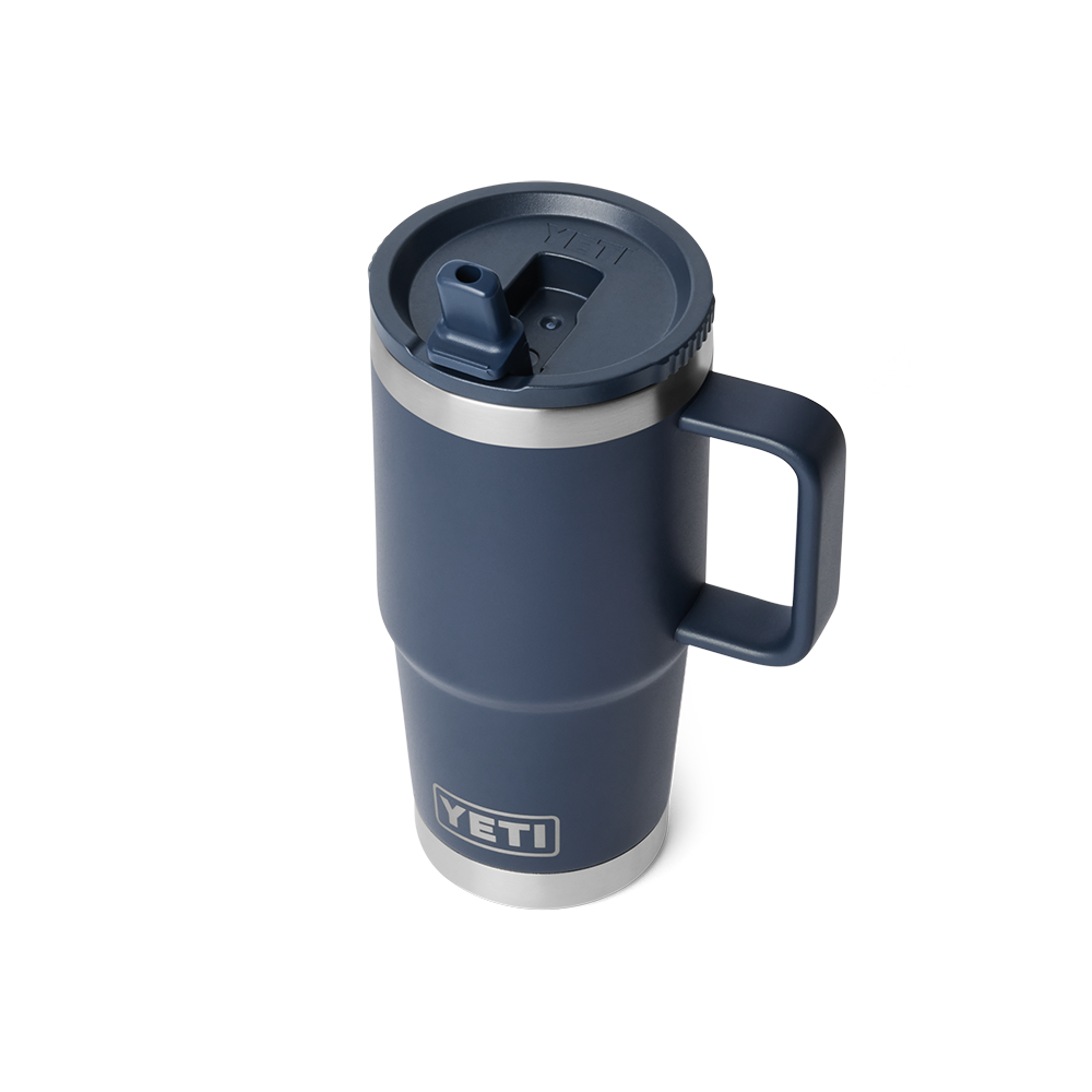 YETI Rambler Travel Straw Mug with color-matched straw lid 20 oz (591ml) | Navy