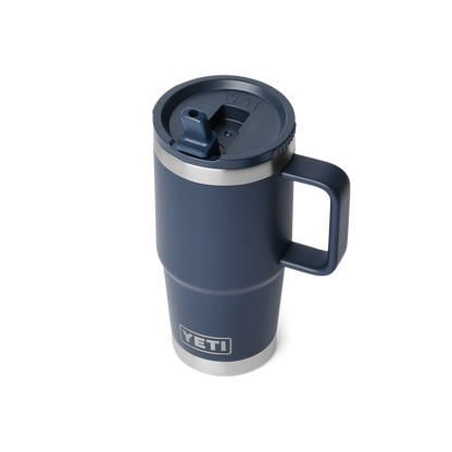YETI Rambler Travel Straw Mug with color-matched straw lid 20 oz (591ml) | Navy