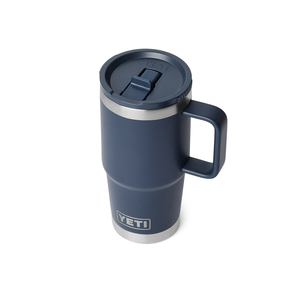 YETI Rambler Travel Straw Mug with color-matched straw lid 20 oz (591ml) | Navy