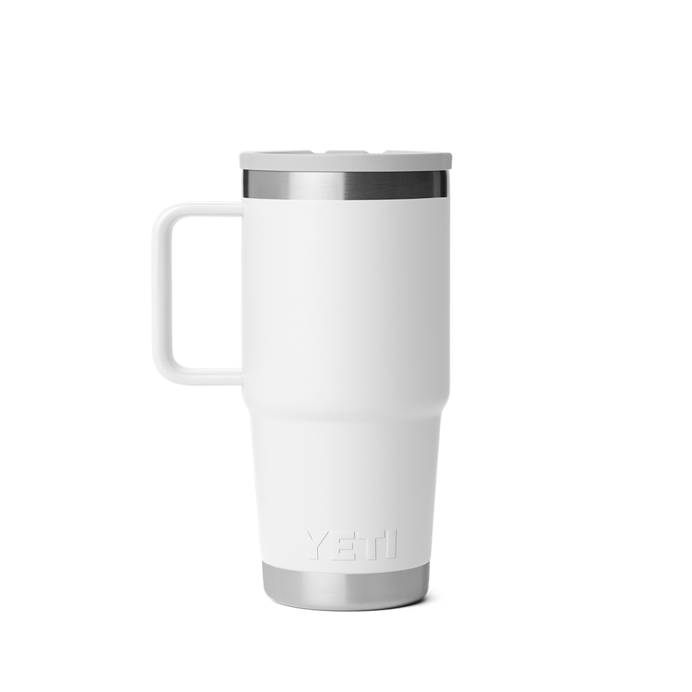 YETI Rambler Travel Straw Mug with color-matched straw lid 20 oz (591ml) | White