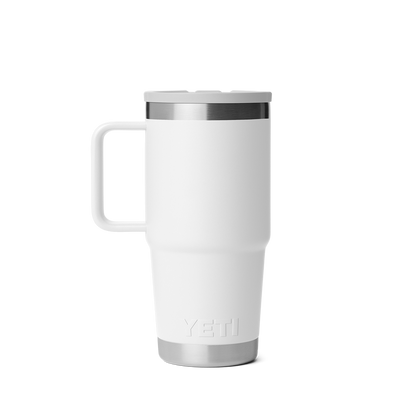 YETI Rambler Travel Straw Mug with color-matched straw lid 20 oz (591ml) | White