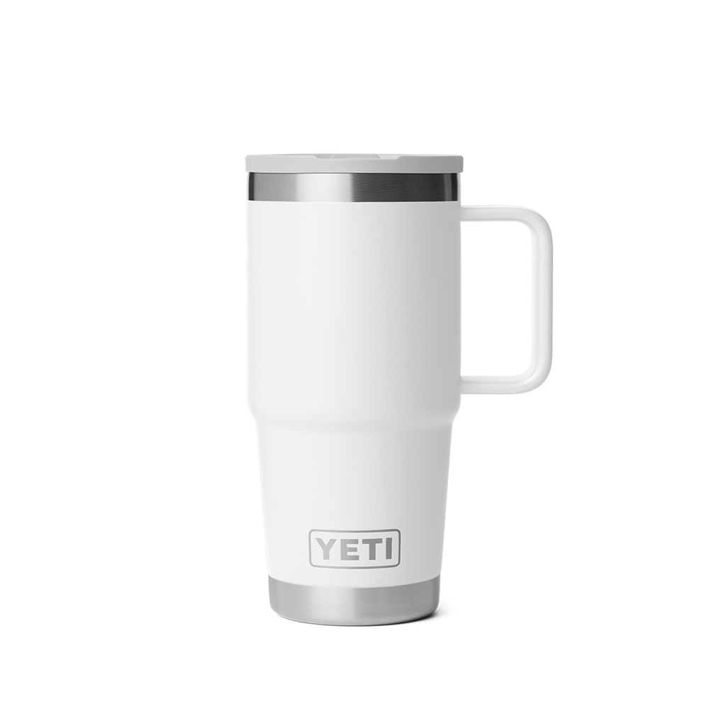 YETI Rambler Travel Straw Mug with color-matched straw lid 20 oz (591ml) | White