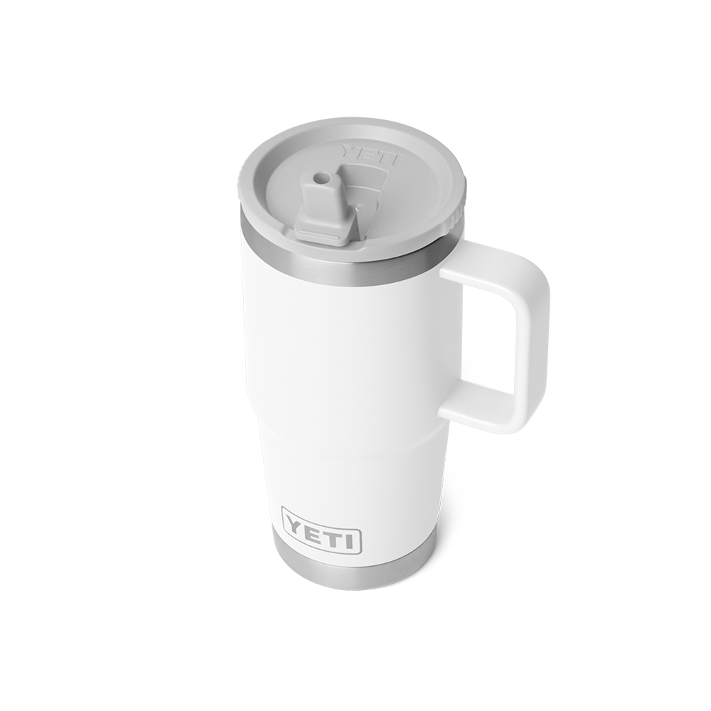 YETI Rambler Travel Straw Mug with color-matched straw lid 20 oz (591ml) | White
