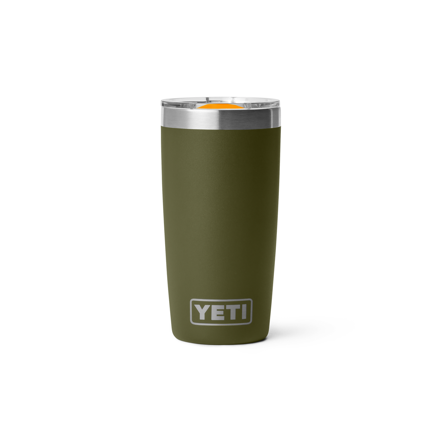 YETI Rambler Tumbler with Magslider Lid 10 oz (296ml) | Olive + King Crab Orange
