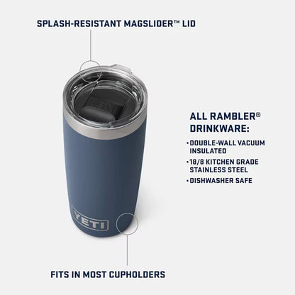 YETI Rambler Tumbler with Magslider Lid 10 oz (296ml) | Riverhead Green