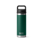 YETI Rambler Water Bottle with Chug Cap 18oz (532ml) | Black Forest Green