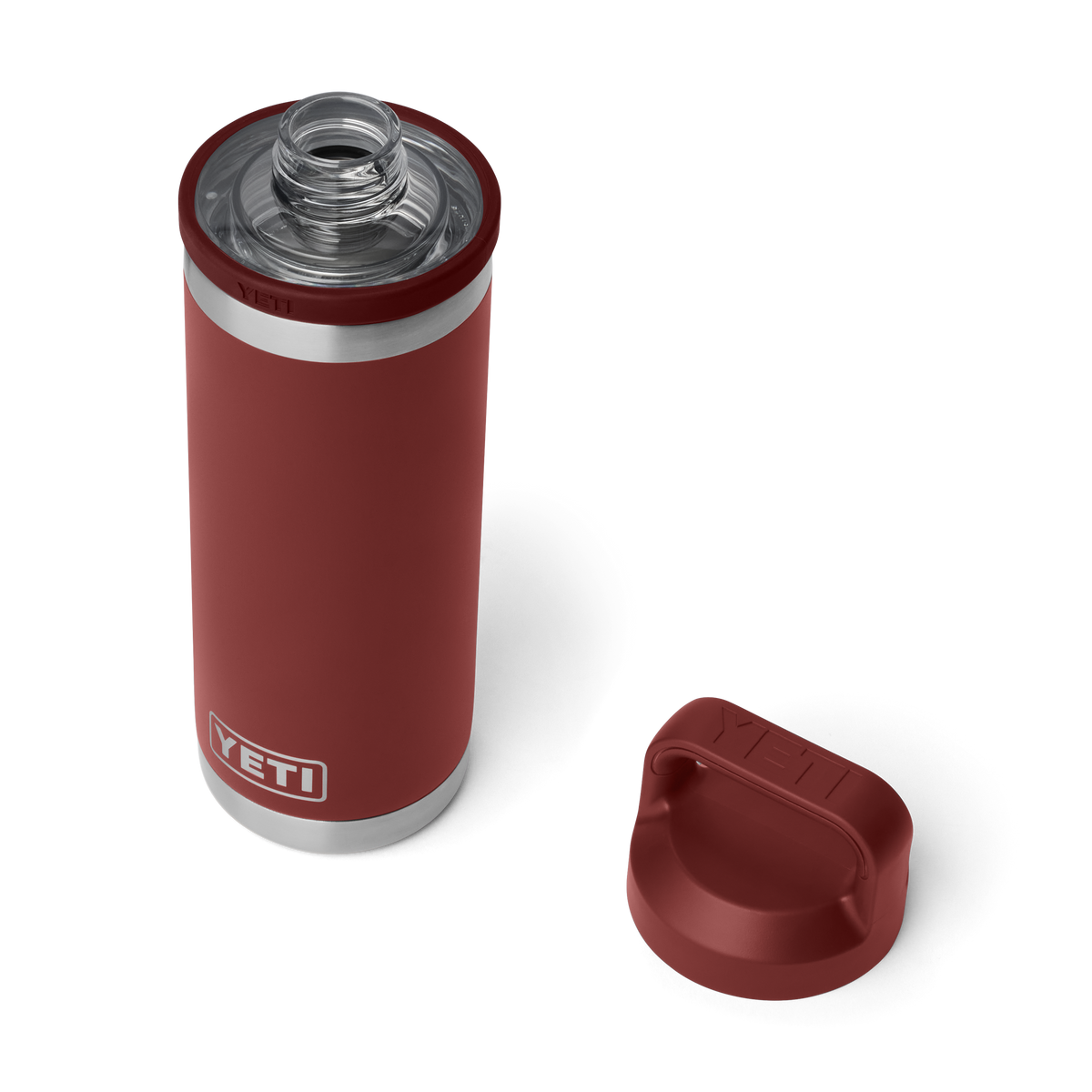 YETI | Rambler Water Bottle with Chug Cap 18 oz (532ml) | Stag Red